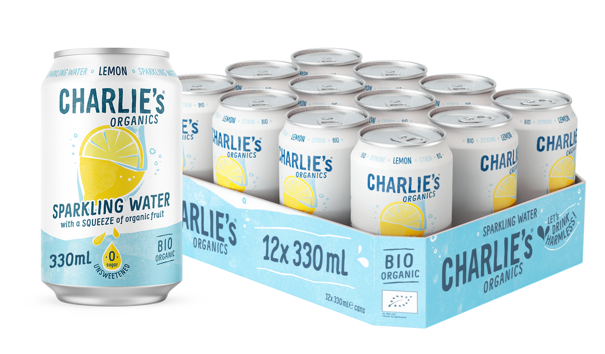 Charlies Organics Lemon | Tray 12x330ml