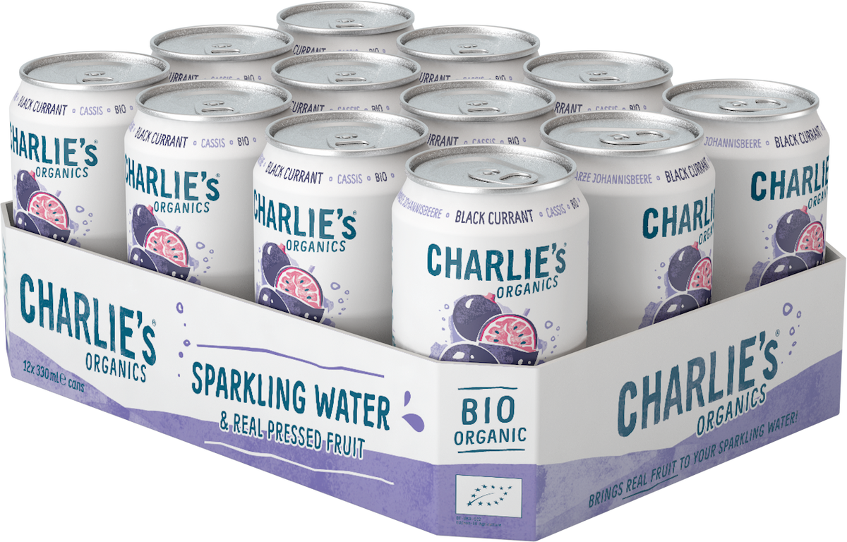 Charlies Organics Black Currant | Tray 12x330ml