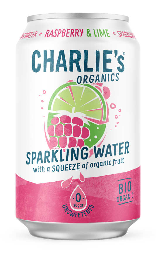 Charlies Organics Raspberry | Tray 12x330ml